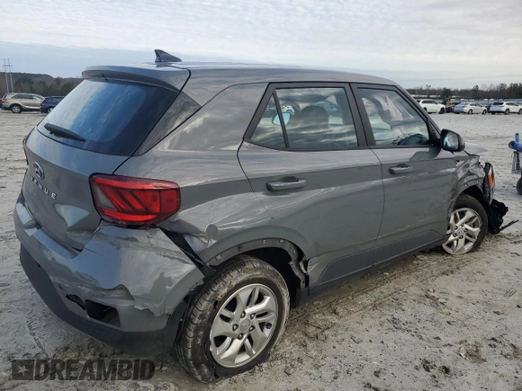 2022 Hyundai Venue SE with VIN KMHRB8A36NU163448, listed as a Copart auction lot 44604365 with 98,448 mi miles and Salvage Title. Bid and sale history available at DreamBid. Image 3.