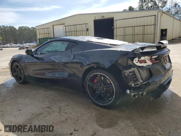 2023 Chevrolet Corvette 2LT with VIN 1G1YB2D44P5109847, listed as a Copart auction lot 45780925 with 7,558 mi miles and Salvage title. Bid and sale history available at DreamBid. Image 2.