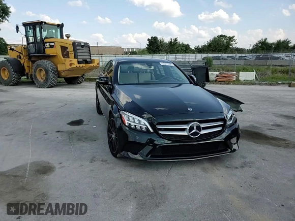 2019 Mercedes-Benz C 300 with VIN 55SWF8DB6KU316217, listed as a Copart auction lot 57811325 with 43,054 mi miles and Salvage title. Bid and sale history available at DreamBid. Image 13.