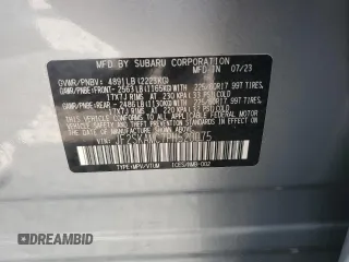2023 Subaru Forester Wilderness with VIN JF2SKAMC7PH520075, listed as a Copart auction lot 59190715 with 40,834 mi miles and Salvage title. Bid and sale history available at DreamBid. Image 13.