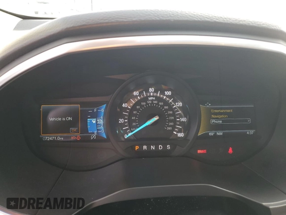 2019 Ford Edge Titanium with VIN 2FMPK4K95KBB56706, listed as a Copart auction lot 52135685 with 72,471 mi miles and Salvage Title. Bid and sale history available at carsss.com. Image 9.
