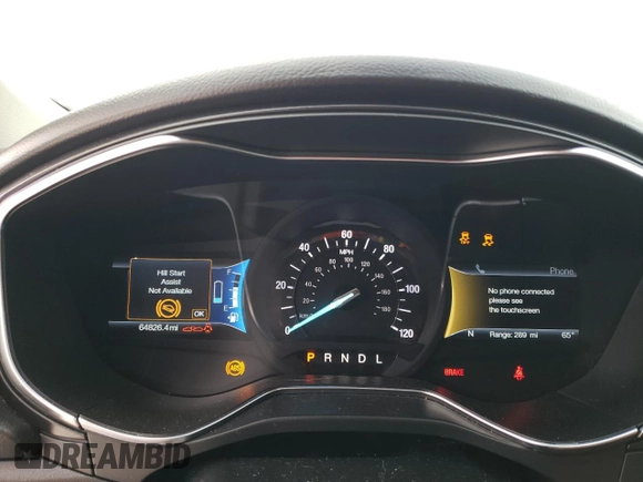 2018 Ford Fusion Hybrid Titanium with VIN 3FA6P0RU9JR147324, listed as a Copart auction lot 47387923 with 64,826 mi miles. Bid and sale history available at carsss.com. Image 9.