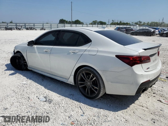 2019 Acura TLX w/A-Spec Pkg with VIN 19UUB1F61KA003243, listed as a Copart auction lot 43837293 with 78,383 mi miles. Bid and sale history available at carsss.com. Image 2.