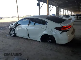 2017 Kia Forte LX with VIN 3KPFL4A7XHE155744, listed as a Copart auction lot 52553625 with 61,027 mi miles and Salvage Title. Bid and sale history available at carsss.com. Image 2.