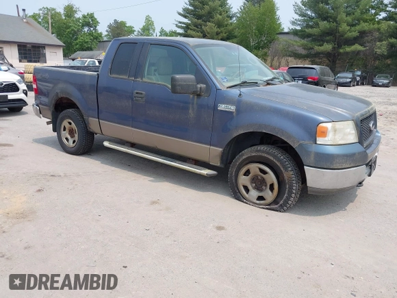 2005 Ford F-150 STX with VIN 1FTRX14W85FA30682, listed as a IAAI auction lot 42363264 with 186,652 mi miles and . Bid and sale history available at DreamBid. Image 1.