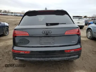 2024 Audi Q5 S line Premium Plus with VIN WA1EAAFYXR2041706, listed as a Copart auction lot 50711985 with 0 mi miles and Salvage Title. Bid and sale history available at carsss.com. Image 6.