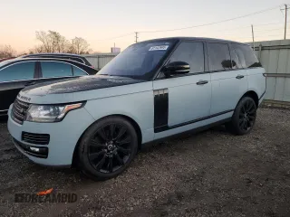 2014 Land Rover Range Rover Supercharged with VIN SALGS2TF6EA184231, listed as a Copart auction lot 81142594 with 100,037 mi miles and Salvage Title. Bid and sale history available at DreamBid. Image 1.