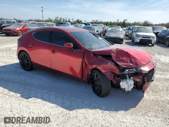 2022 Mazda Mazda3 Hatchback Premium with VIN JM1BPAML4N1521903, listed as a Copart auction lot 45798465 with 28,189 mi miles and Salvage Title. Bid and sale history available at carsss.com. Image 4.
