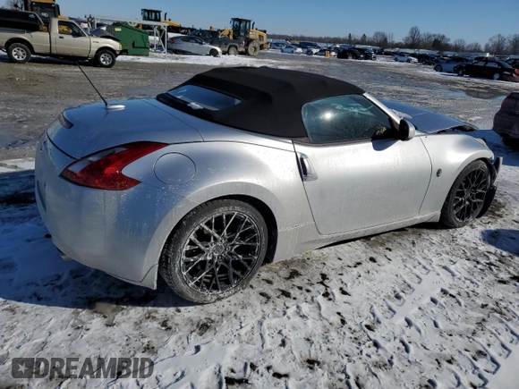 2012 Nissan 370Z Touring with VIN JN1AZ4FHXCM370242, listed as a Copart auction lot 45984005 with 71,579 mi miles and Salvage Title. Bid and sale history available at carsss.com. Image 3.