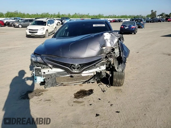 2023 Toyota Camry SE with VIN 4T1G11AK8PU732604, listed as a Copart auction lot 50635685 with 57,364 mi miles and Salvage Title. Bid and sale history available at DreamBid. Image 10.
