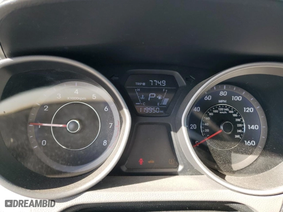 2014 Hyundai Elantra Coupe with VIN KMHDH6AH1EU029326, listed as a Copart auction lot 46480625 with 119,950 mi miles and Salvage Title. Bid and sale history available at carsss.com. Image 9.