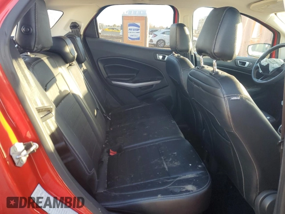 2019 Ford EcoSport Titanium with VIN MAJ6S3KL0KC302781, listed as a Copart auction lot 50146595 with 70,863 mi miles and Salvage Title. Bid and sale history available at DreamBid. Image 11.