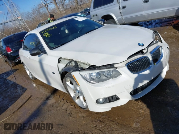 2012 BMW 3 Series 335i with VIN WBADX7C59CE744763, listed as a IAAI auction lot 41632243 with 60,048 mi miles and . Bid and sale history available at DreamBid. Image 1.
