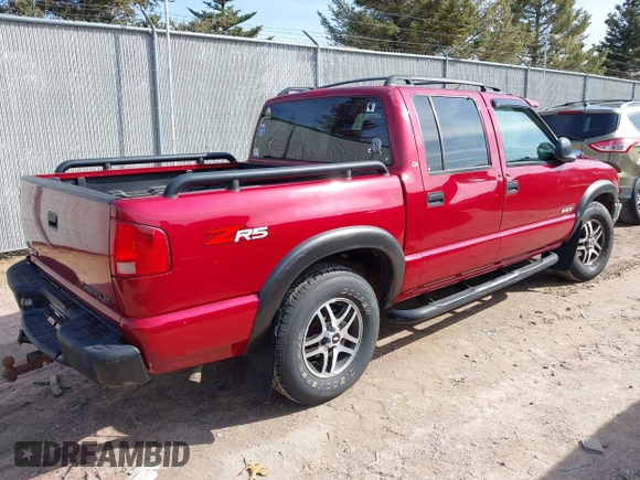 2004 Chevrolet S-10 LS with VIN 1GCDT13XX4K143510, listed as a IAAI auction lot 41933767 with 72,972 mi miles and . Bid and sale history available at DreamBid. Image 4.
