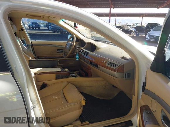 2003 BMW 7 Series 745Li with VIN WBAGN63403DR11506, listed as a IAAI auction lot 41350546 with 193,766 mi miles and . Bid and sale history available at DreamBid. Image 5.