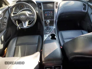 2018 Infiniti Q50 Luxe with VIN JN1EV7AP0JM363553, listed as a Copart auction lot 88481425 with 152,164 mi miles and Salvage Title. Bid and sale history available at DreamBid. Image 8.
