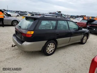 2001 Subaru Legacy Wagon Outback H6 L.L. Bean Edition with VIN 4S3BH806X17655473, listed as a Copart auction lot 74908244 with 133,104 mi miles and Salvage Title. Bid and sale history available at carsss.com. Image 3.