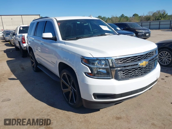2015 Chevrolet Tahoe LS with VIN 1GNSCAKCXFR748554, listed as a IAAI auction lot 41765865 with 160,282 mi miles and . Bid and sale history available at DreamBid. Image 1.