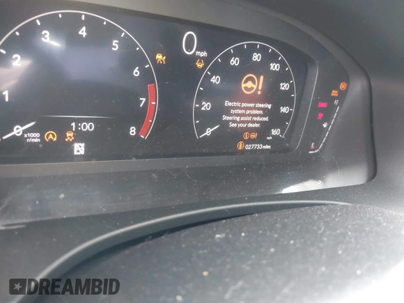 2023 Acura Integra with VIN 19UDE4H22PA016657, listed as a IAAI auction lot 42346736 with 27,733 mi miles and . Bid and sale history available at DreamBid. Image 7.