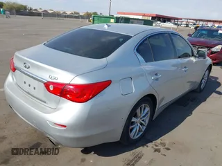 2017 Infiniti Q50 2.0t with VIN JN1CV7AP3HM642206, listed as a IAAI auction lot 41437630 with 122,612 mi miles. Bid and sale history available at carsss.com. Image 4.