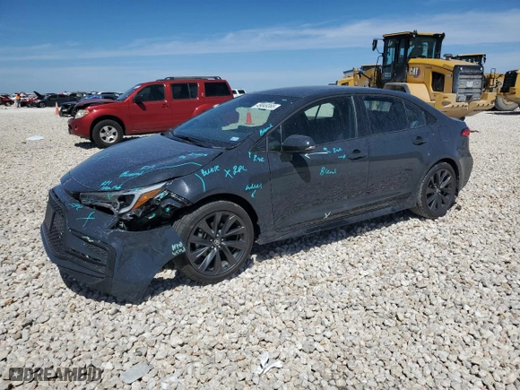 2024 Toyota Corolla SE with VIN 5YFS4MCE9RP211423, listed as a Copart auction lot 49049365 with 12,222 mi miles and Salvage Title. Bid and sale history available at carsss.com. Image 1.
