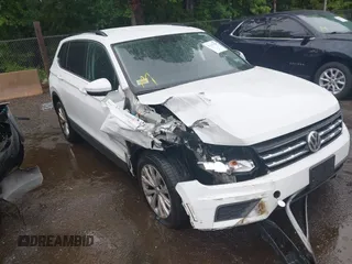 2018 Volkswagen Tiguan SEL with VIN 3VV2B7AX0JM096512, listed as a IAAI auction lot 42237884 with 60,209 mi miles and . Bid and sale history available at DreamBid. Image 1.