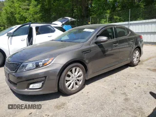 2015 Kia Optima EX with VIN 5XXGN4A76FG391651, listed as a Copart auction lot 54016675 with 155,864 mi miles and Clean Title. Bid and sale history available at carsss.com. Image 1.