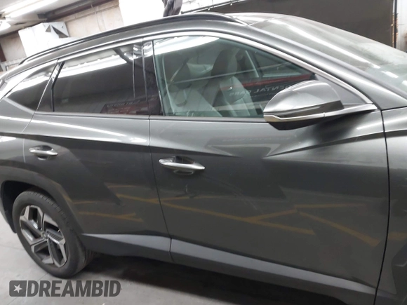 2023 Hyundai Tucson Limited with VIN 5NMJE3AE5PH248949, listed as a IAAI auction lot 42150329 with 16,499 mi miles and . Bid and sale history available at DreamBid. Image 12.