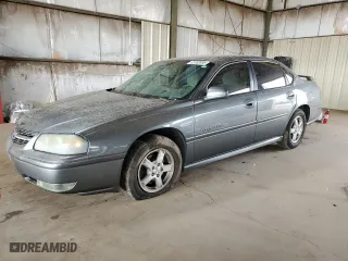 2004 Chevrolet Impala LS with VIN 2G1WH52KX49361495, listed as a Copart auction lot 43180995 with 129,705 mi miles and Salvage Title. Bid and sale history available at carsss.com. Image 1.