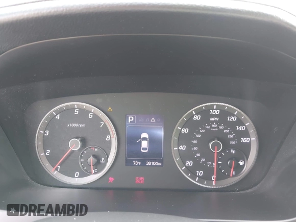 2015 Hyundai Sonata Sport with VIN 5NPE34AB7FH127912, listed as a IAAI auction lot 41918678 with 38,104 mi miles and . Bid and sale history available at carsss.com. Image 7.