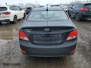 2016 Hyundai Accent SE with VIN KMHCT4AE7GU070485, listed as a Copart auction lot 47302385 with 152,330 mi miles and Salvage Title. Bid and sale history available at carsss.com. Image 6.