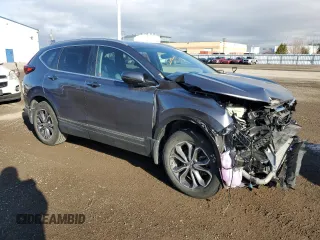 2022 Honda CR-V EX-L with VIN 2HKRW2H87NH226073, listed as a Copart auction lot 54881405 with 23,608 mi miles and Salvage title. Bid and sale history available at DreamBid. Image 4.