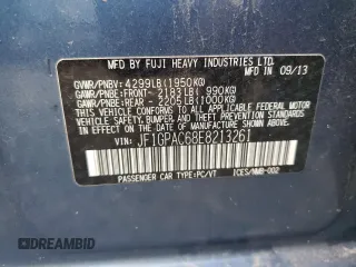 2014 Subaru Impreza Premium z VIN JF1GPAC68E8213261, wystawiony jako Copart lot #81197534 z przebiegiem 134 552 mil mil oraz Szkoda całkowita • Salvage title. Historia ofert i sprzedaży dostępna na DreamBid. Obrazek 12.