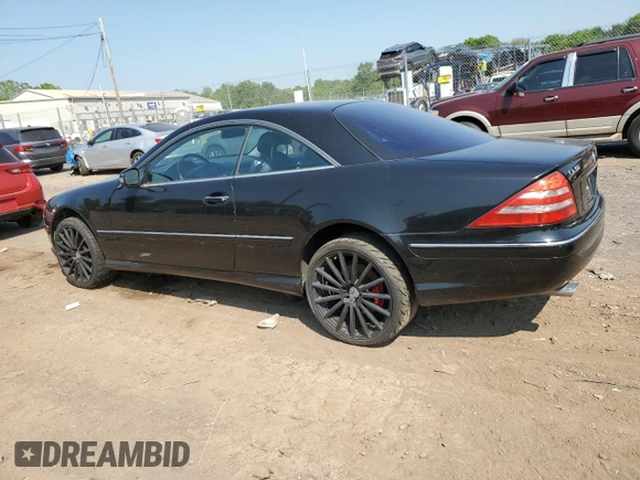 2001 Mercedes-Benz CL AMG z VIN WDBPJ73J61A011135, wystawiony jako Copart lot #59703305 z przebiegiem Nie podano mil oraz Czysty tytuł • Clean title. Historia ofert i sprzedaży dostępna na DreamBid. Obrazek 2.