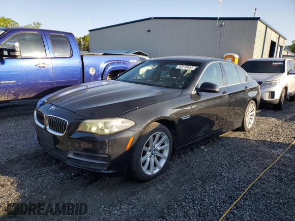 2014 BMW 5 Series 535i xDrive with VIN WBA5B3C54ED531434, listed as a Copart auction lot 52218885 with 166,266 mi miles and Clean Title. Bid and sale history available at carsss.com. Image 1.
