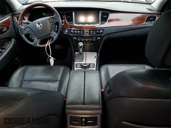 2015 Hyundai Equus Ultimate with VIN KMHGH4JH7FU094068, listed as a Copart auction lot 78850774 with 155,068 mi miles and Salvage title. Bid and sale history available at DreamBid. Image 8.