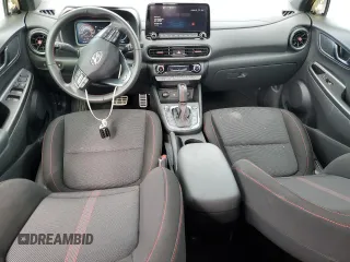 2023 Hyundai Kona N Line with VIN KM8K33A30PU982895, listed as a Copart auction lot 78129374 with 14,473 mi miles and Salvage Title. Bid and sale history available at carsss.com. Image 8.