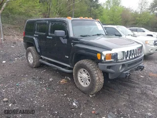 2007 Hummer H3 SUV with VIN 5GTDN13E878255967, listed as a IAAI auction lot 41845373 with 1 mi miles. Bid and sale history available at carsss.com. Image 1.