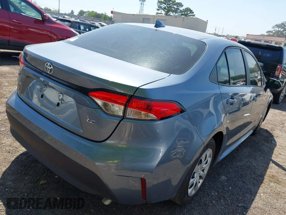 2024 Toyota Corolla LE with VIN 5YFB4MDE8RP156719, listed as a IAAI auction lot 42062375 with 7,793 mi miles and . Bid and sale history available at DreamBid. Image 4.