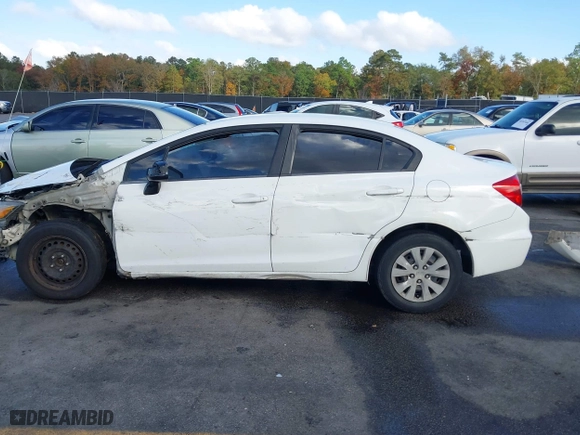 2012 Honda Civic Sdn LX with VIN 19XFB2F5XCE025289, listed as a IAAI auction lot 40777323 with 198,115 mi miles. Bid and sale history available at carsss.com. Image 15.