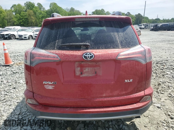 2017 Toyota RAV4 XLE with VIN JTMWFREVXHJ109184, listed as a Copart auction lot 54537185 with 58,149 mi miles and Salvage Title. Bid and sale history available at DreamBid. Image 6.