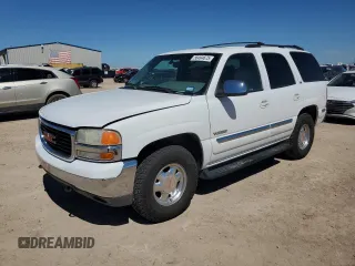 2001 GMC Yukon SLT z VIN 1GKEC13T81J152049, wystawiony jako Copart lot #56494675 z przebiegiem 160 102 mil mil oraz Szkoda całkowita • Salvage title. Historia ofert i sprzedaży dostępna na DreamBid. Obrazek 1.