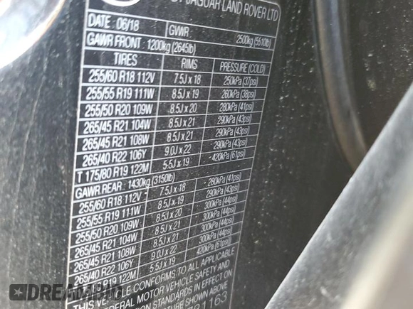 2019 Land Rover Range Rover Velar S z VIN SALYB2EX1KA781163, wystawiony jako Copart lot #53030055 z przebiegiem 74 734 mil mil oraz Szkoda całkowita • Salvage title. Historia ofert i sprzedaży dostępna na DreamBid. Obrazek 13.