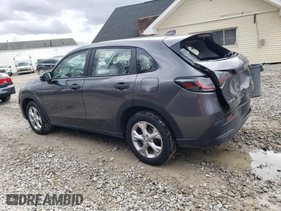 2024 Honda HR-V LX with VIN 3CZRZ2H37RM778842, listed as a Copart auction lot 49843105 with 9,732 mi miles and Salvage title. Bid and sale history available at DreamBid. Image 2.
