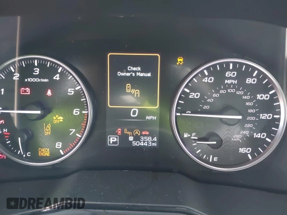 2022 Subaru Outback Premium with VIN 4S4BTADC5N3203624, listed as a IAAI auction lot 42047289 with 50,443 mi miles and . Bid and sale history available at DreamBid. Image 7.