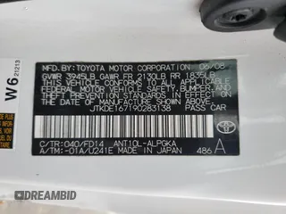 2009 Scion tC z VIN JTKDE167190283138, wystawiony jako Copart lot #58838365 z przebiegiem 110 162 mil mil oraz Tytuł czysty. Historia ofert i sprzedaży dostępna na DreamBid. Obrazek 12.