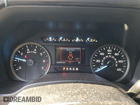 2020 Ford F-150 XL with VIN 1FTEW1EP8LFC00965, listed as a Copart auction lot 42652045 with 92,000 mi miles and Salvage Title. Bid and sale history available at carsss.com. Image 9.