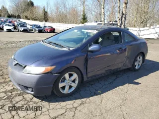 2008 Honda Civic Cpe EX with VIN 2HGFG12888H529980, listed as a Copart auction lot 47236485 with 203,192 mi miles and Salvage Title. Bid and sale history available at carsss.com. Image 1.
