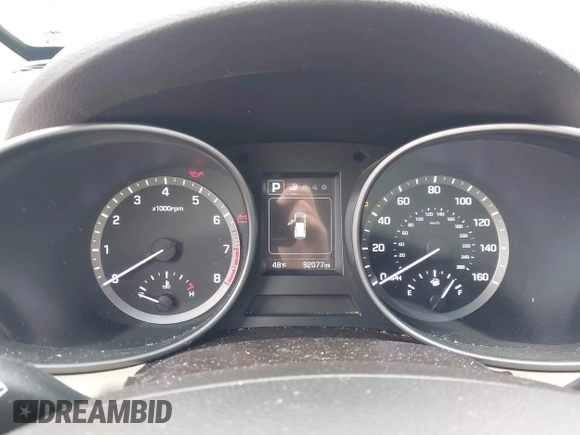 2017 Hyundai Santa Fe Sport 2.4L with VIN 5NMZU3LB1HH044093, listed as a IAAI auction lot 42026250 with 92,077 mi miles. Bid and sale history available at carsss.com. Image 7.