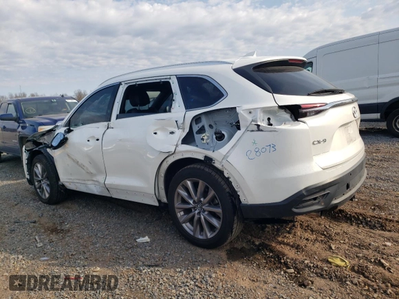2021 Mazda CX-9 Carbon Edition with VIN JM3TCADY0M0501249, listed as a Copart auction lot 48325835 with 50,243 mi miles and Salvage Title. Bid and sale history available at carsss.com. Image 2.